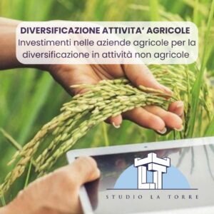 BANDO DIVERSIFICAZIONE AZIENDE AGRICOLE